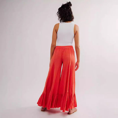 Flare Low Waist Wide Leg Pants