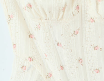 Trendy Floral Crop Top and Skirt Set