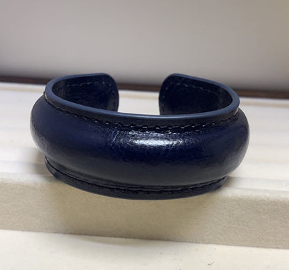 Vintage Leather Wide Open Bracelets