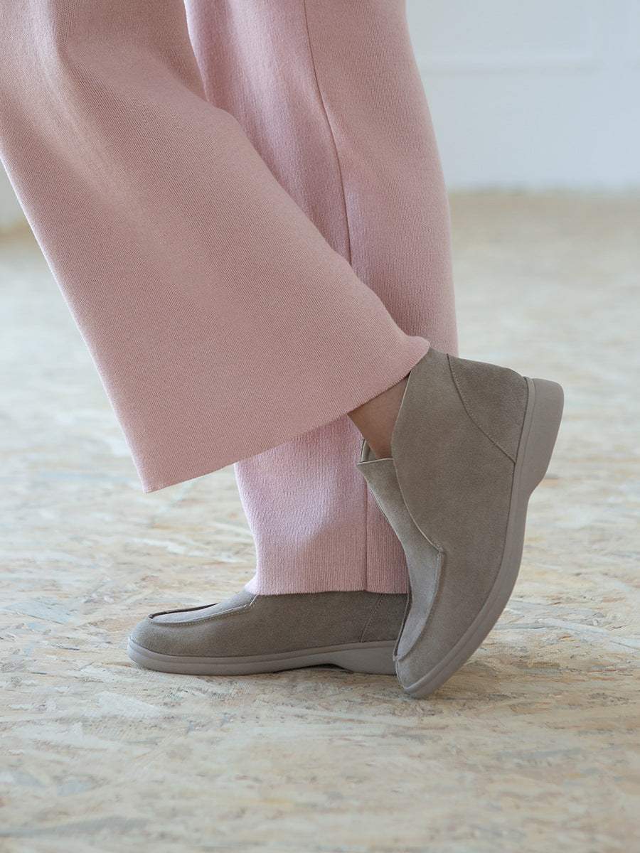 High Collar Side Split Knit Sets