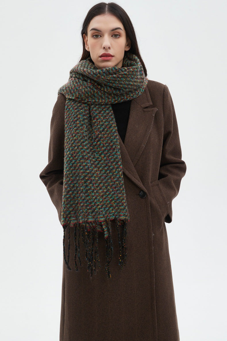 Vintage Tassle Simple Scarves