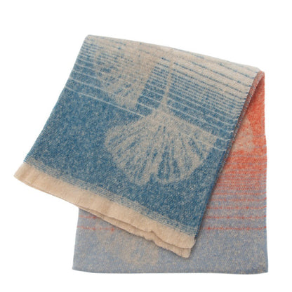 Leaf Print Gradient Color Scarves