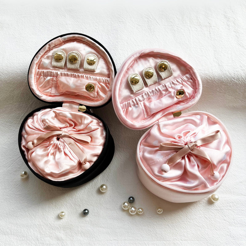 Cute Letter Embroidered Jewelry Case