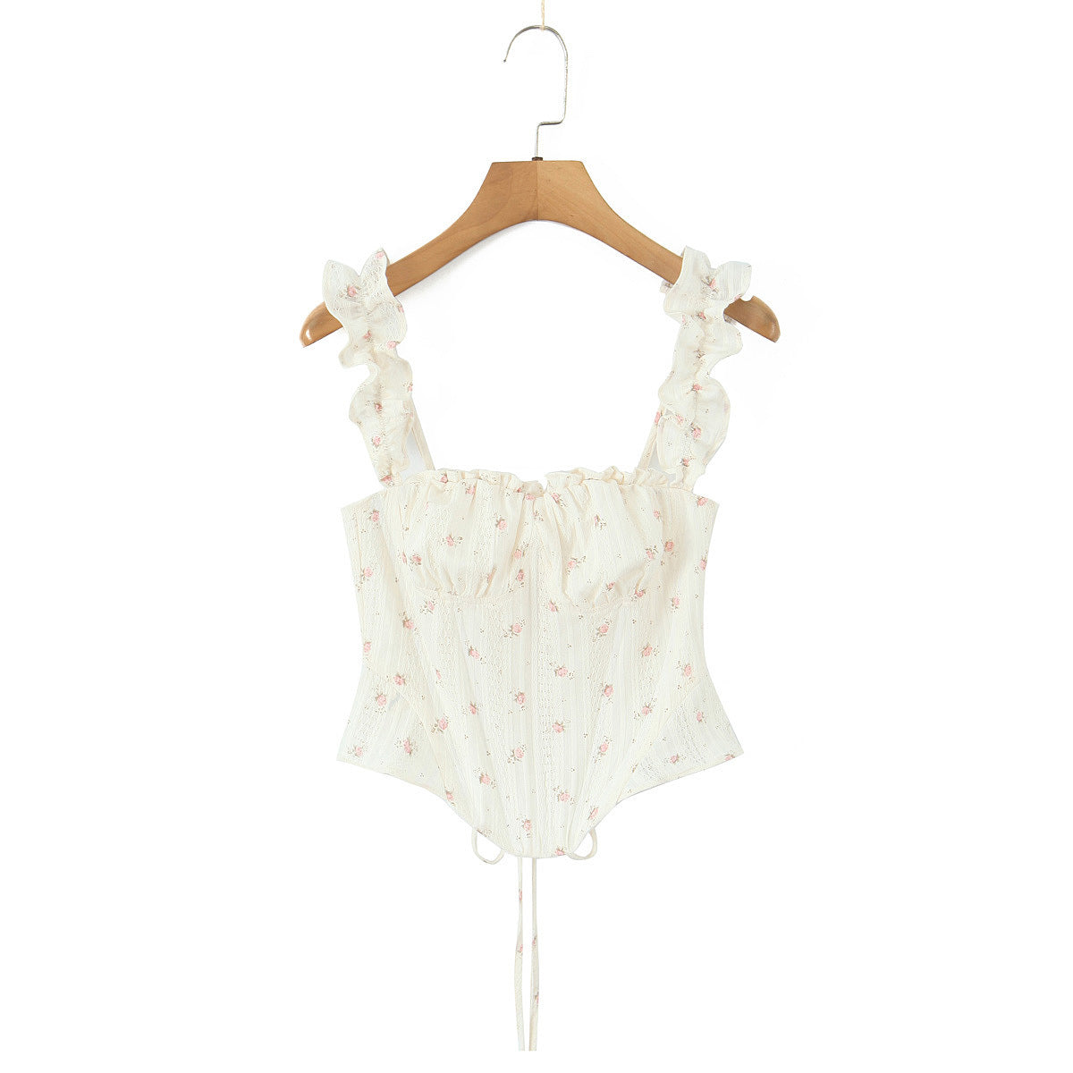 Trendy Floral Crop Top and Skirt Set