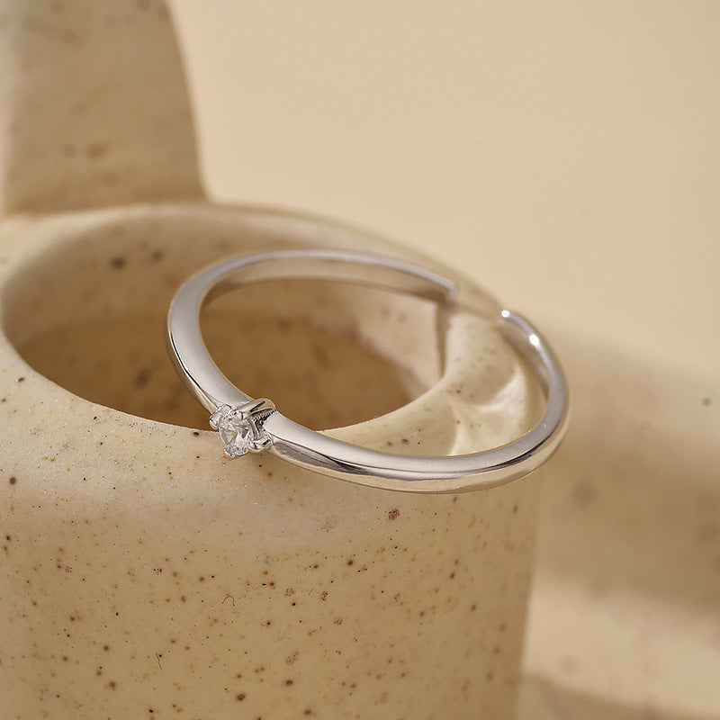 Zircon Adjustable Fine Layered Rings