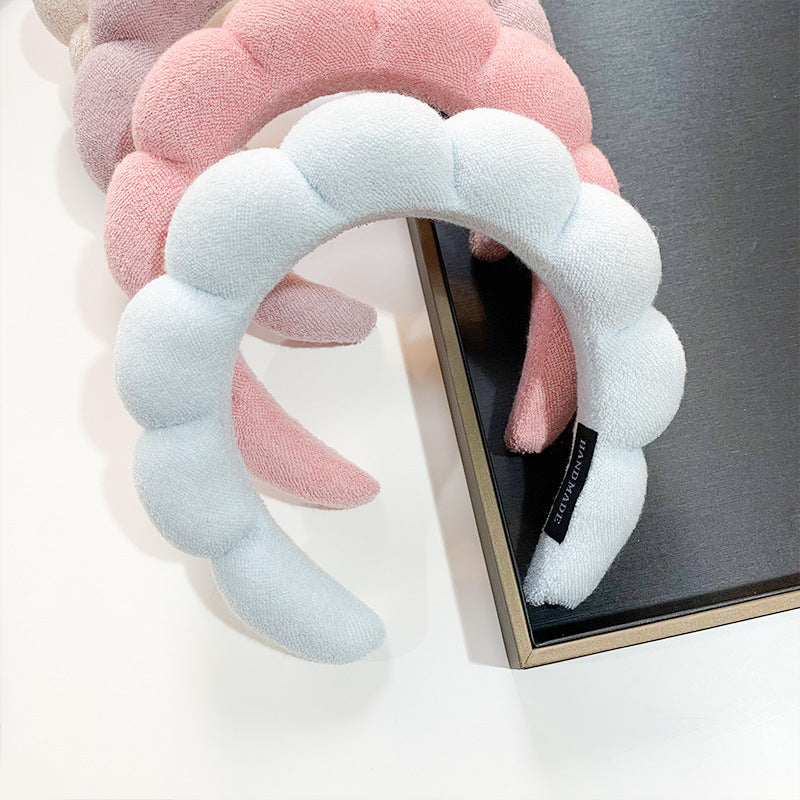 Towel Velvet Cloud Twist Hairband