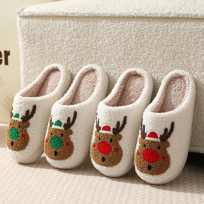 Funny Pattern Soft Winter Indoor Slippers