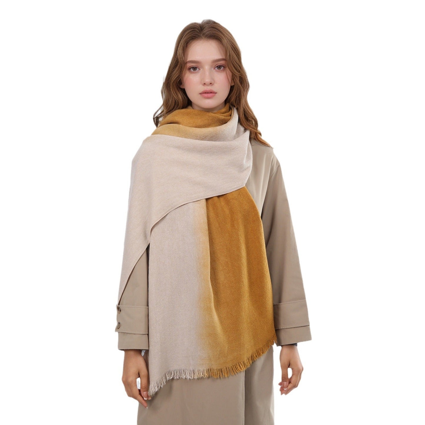 2+ Gradual Color Elegant Scarves