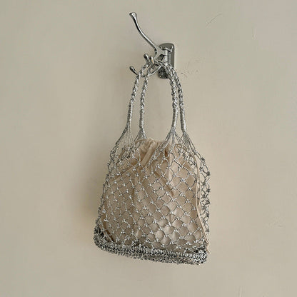 Hollow Out String Simple Handbags