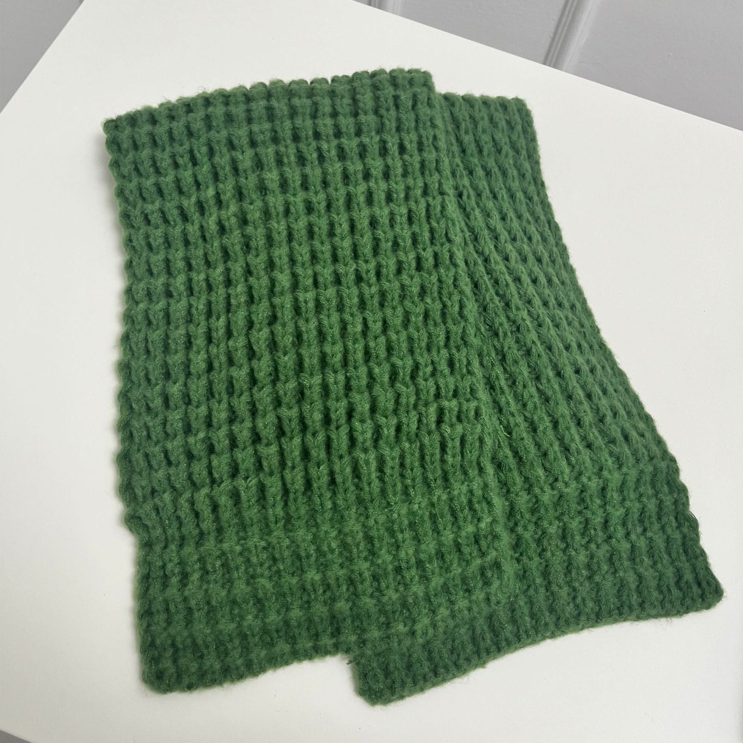 Solid Color Simple Soft Knit Scarve