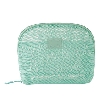 Solid Color Mesh Mini Make Up Bags
