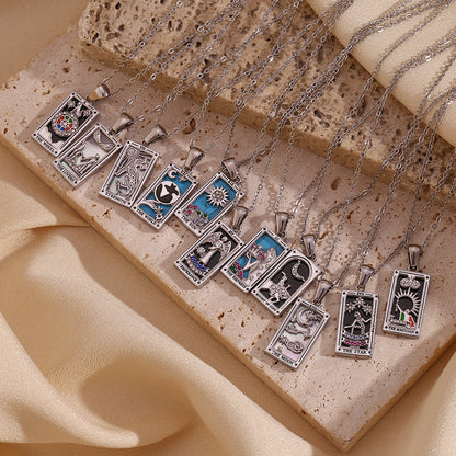 2+ Vintage Zircon Pendant Necklaces