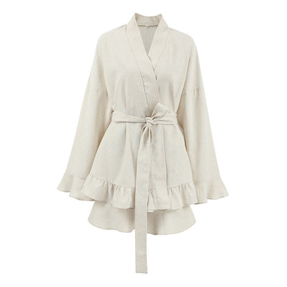 Flounce Simple Loose Homewear Sets