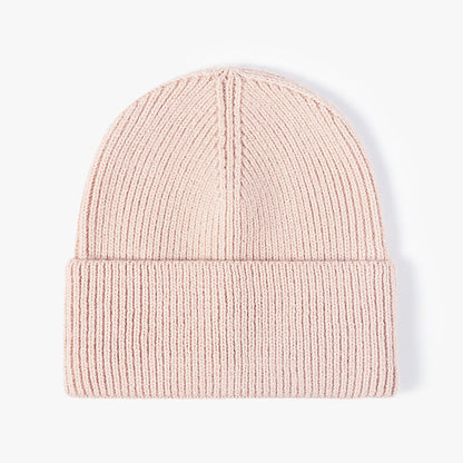 Solid Color Large Size Knit Beanie