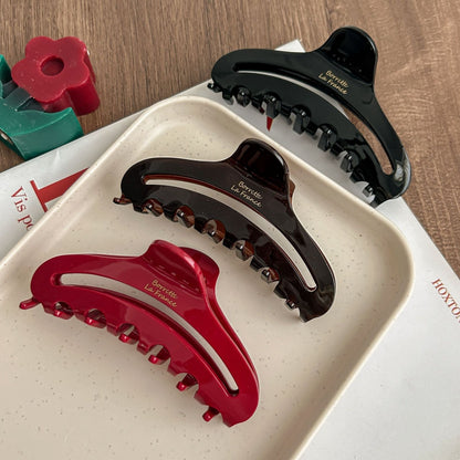 2+Hellow Out Solid Color Hair Clips