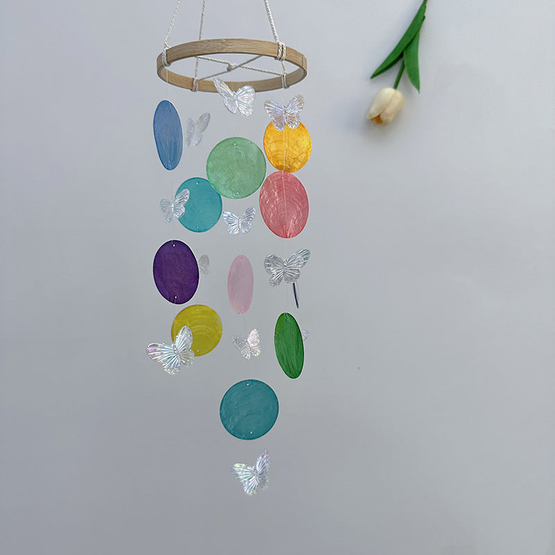 2+Butterfly Shell Suncatcher Hangings