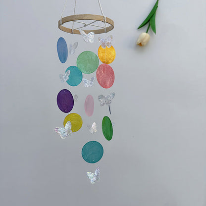 2+Butterfly Shell Suncatcher Hangings