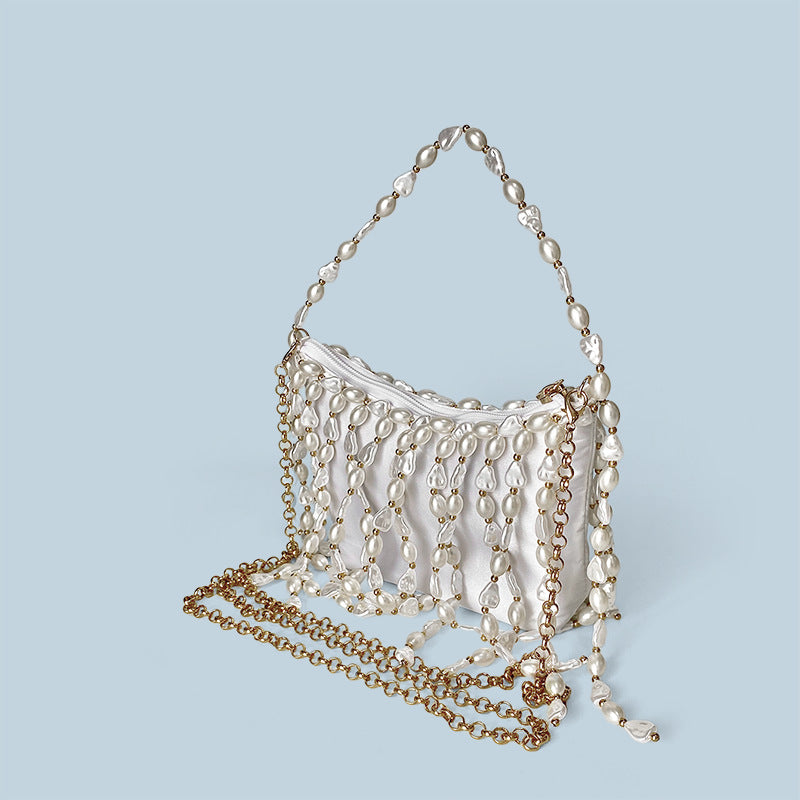 Irregular Pearl Party Shoulder Bag