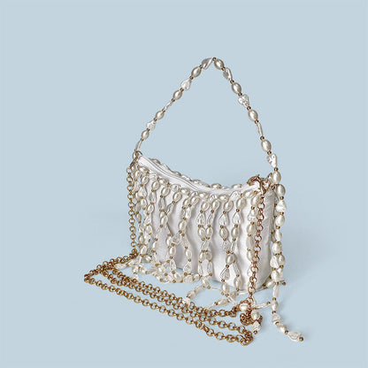 Irregular Pearl Party Shoulder Bag