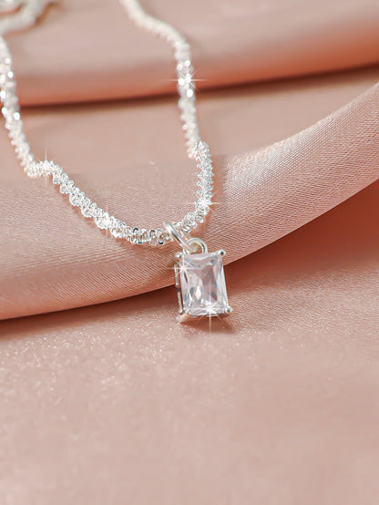 Simple Glitter Double Anklet