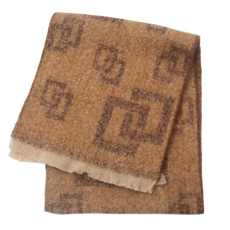 Plaid Vintage Print Scarves