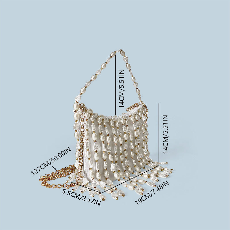 Irregular Pearl Party Shoulder Bag