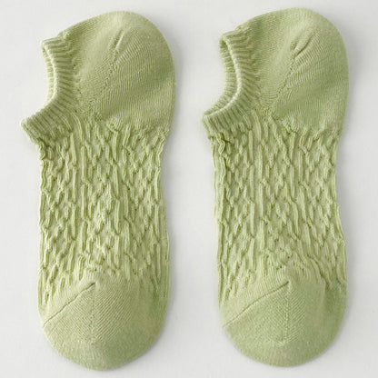 Twist Solid Color Sweet Low Ankle Socks