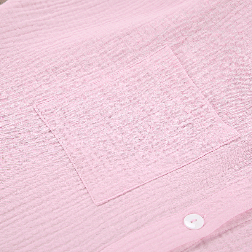 Flounce Solid Color Homewear Sets