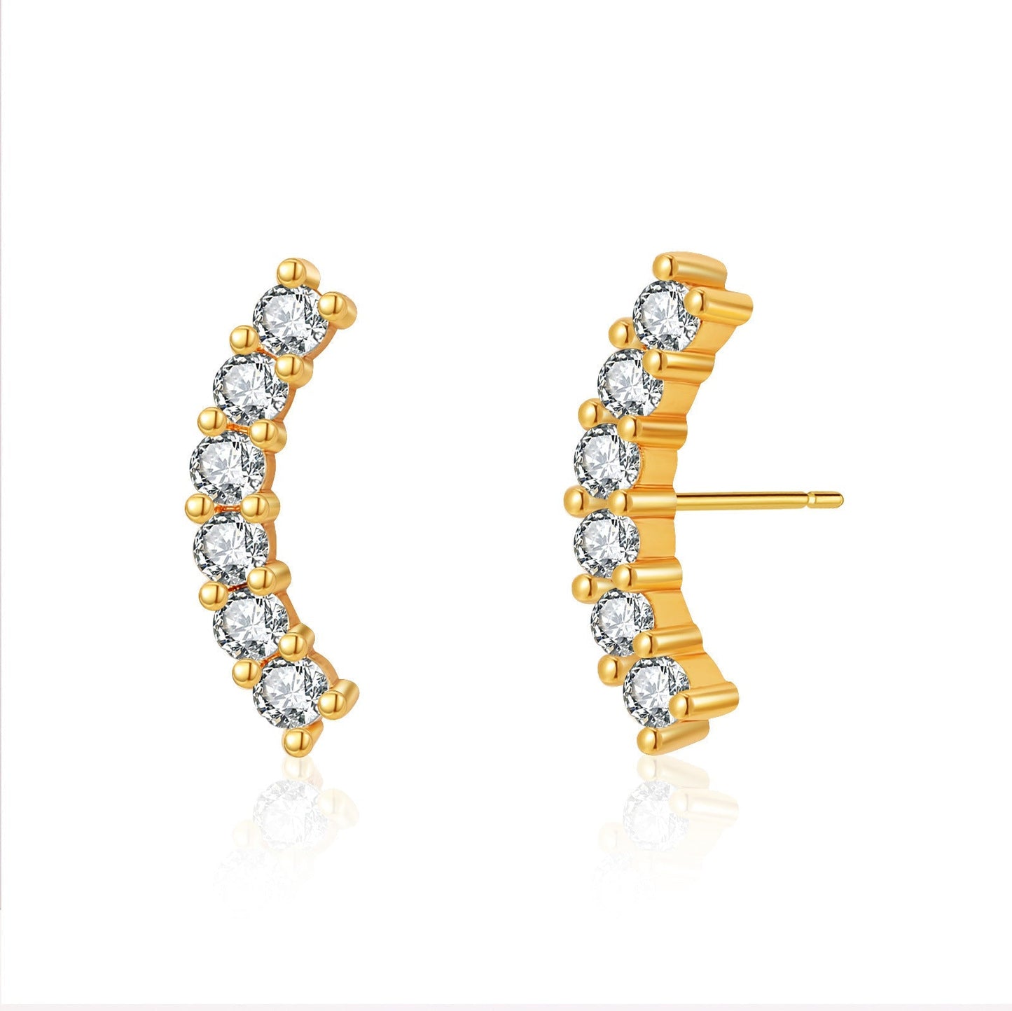 Simple Corlorful Turquoise Stud Earrings