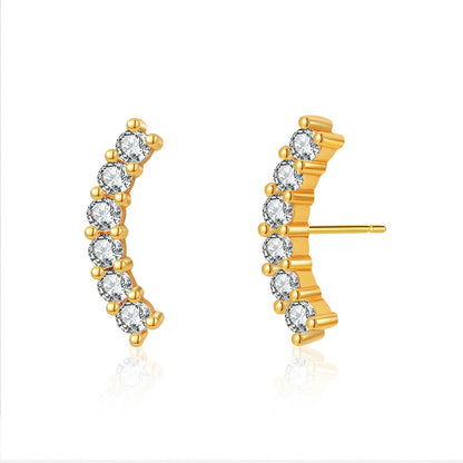 Simple Corlorful Turquoise Stud Earrings