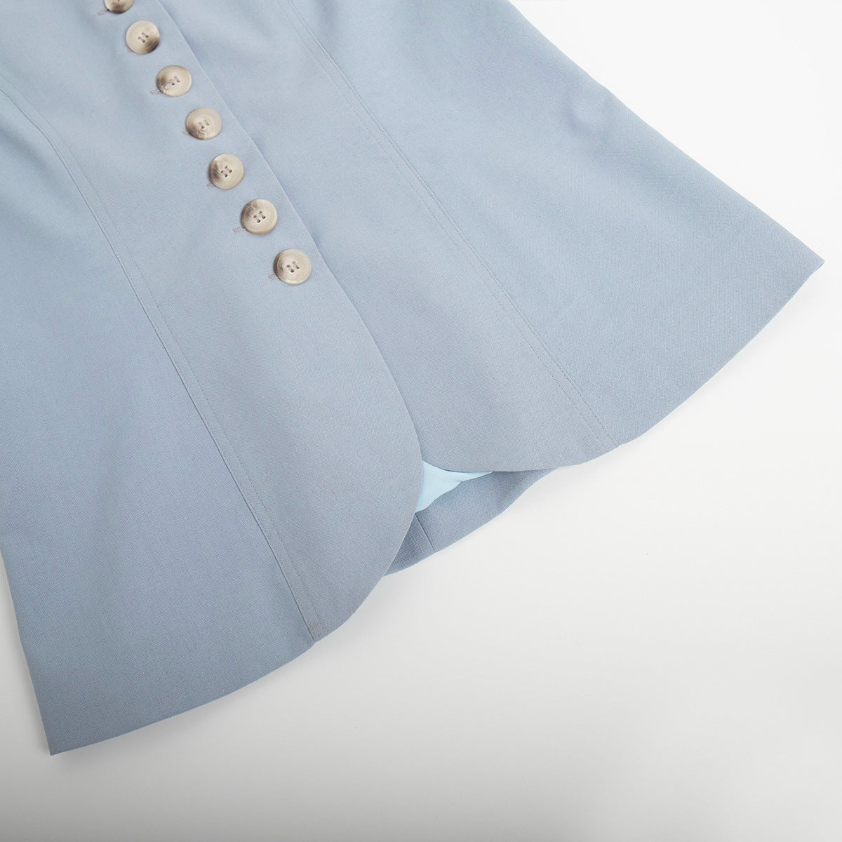 Solid Color Casual Vest and Shorts Sets