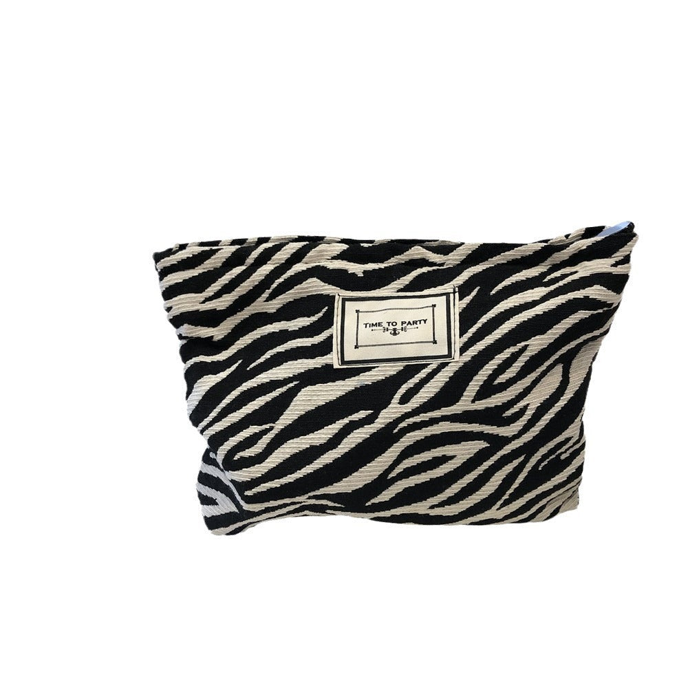 Leopard Print Large Capacity Makeup Bag
