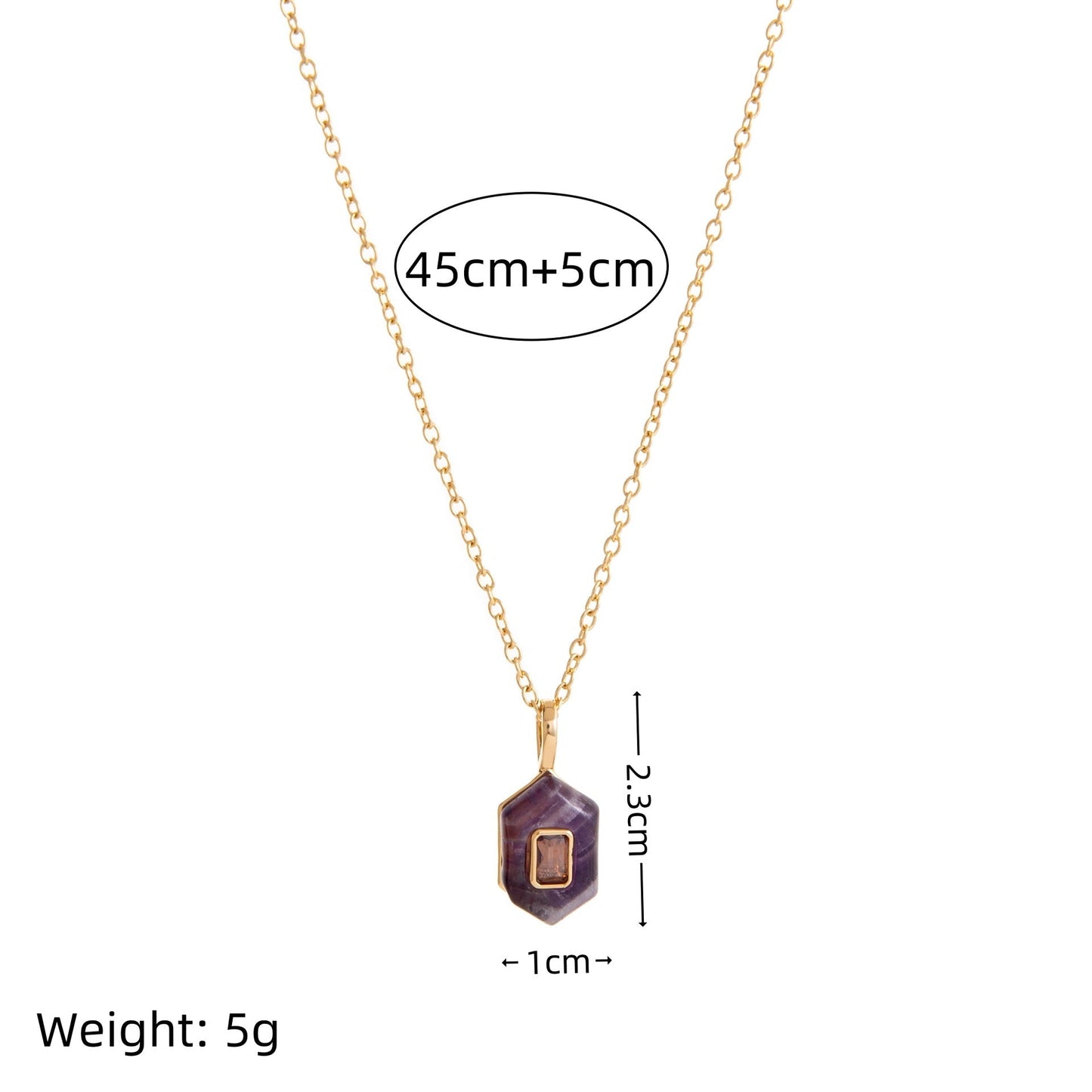 Trendy Rhinestone Waterdrop Pendant Chain Necklace