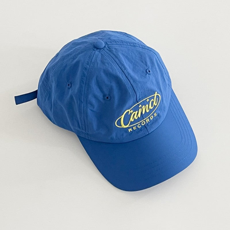 Solid Color Letter Embroidered Baseball Cap