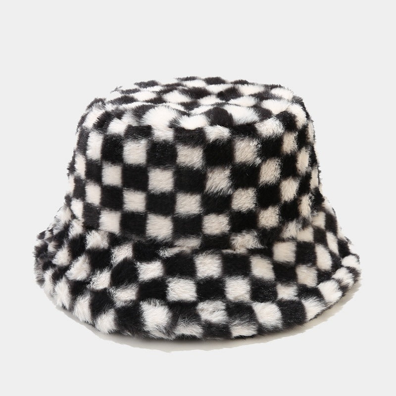 Contrast Color Checker Outdoors Bucket Hats