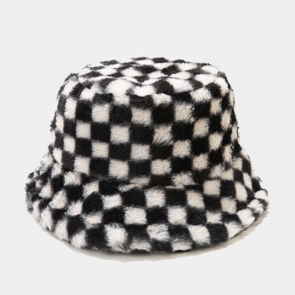 Contrast Color Checker Outdoors Bucket Hats