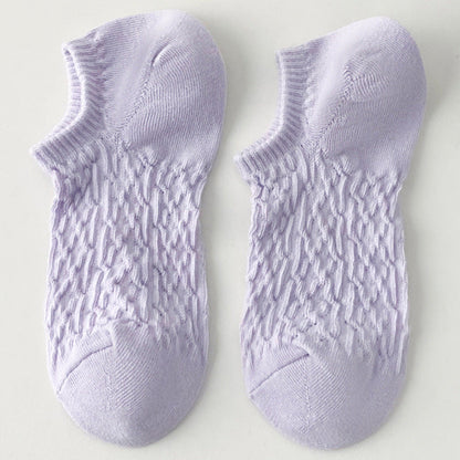 Twist Solid Color Sweet Low Ankle Socks