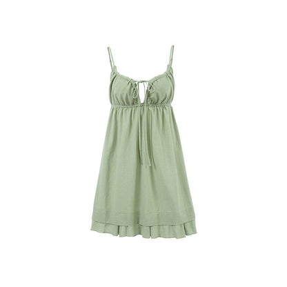 Sexy Hellow Backless Sleepwear Dress