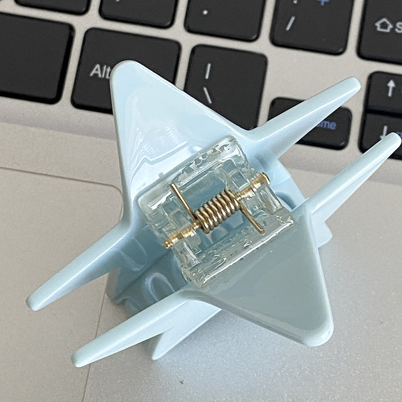 Colorful Cute Solid Color Star Hair Claws