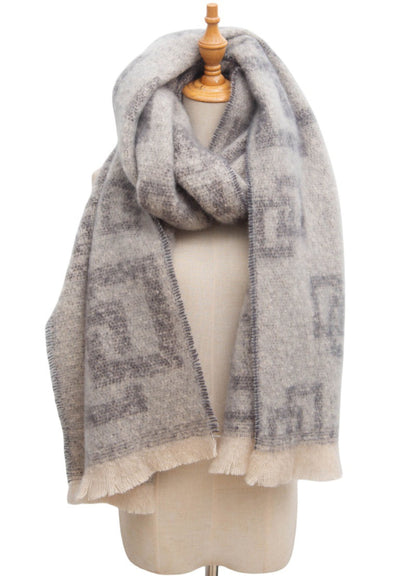 Plaid Vintage Print Scarves