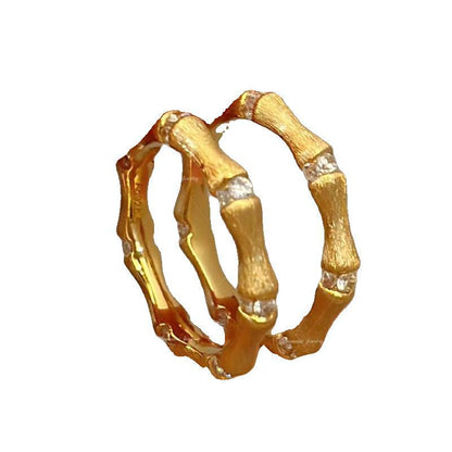 Vintage Simple Rhinestone Adjustable Rings