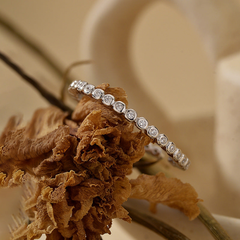 Zircon Adjustable Fine Layered Rings