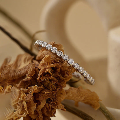 Zircon Adjustable Fine Layered Rings