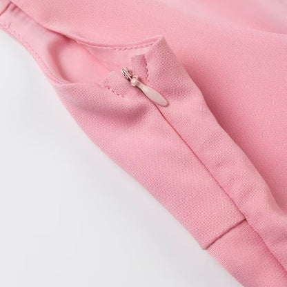 Trendy Solid Color Bowkont Back Sleeveless Top