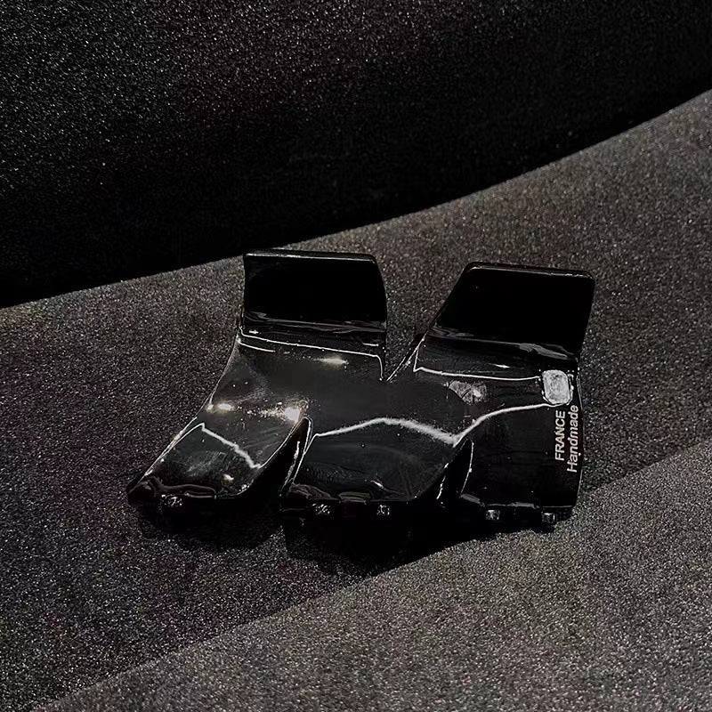 M Shaped Irregular Print Sweet Hair Claws