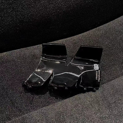 M Shaped Irregular Print Sweet Hair Claws