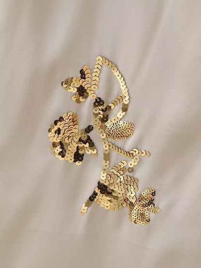 Sequin Embroidered Casual Shirt Pants Set