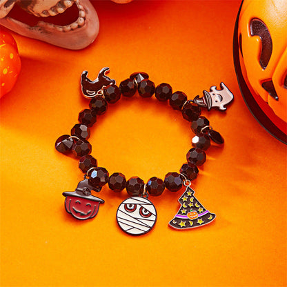 Halloween Funny Pumpkin Spider Ghost Bracelet