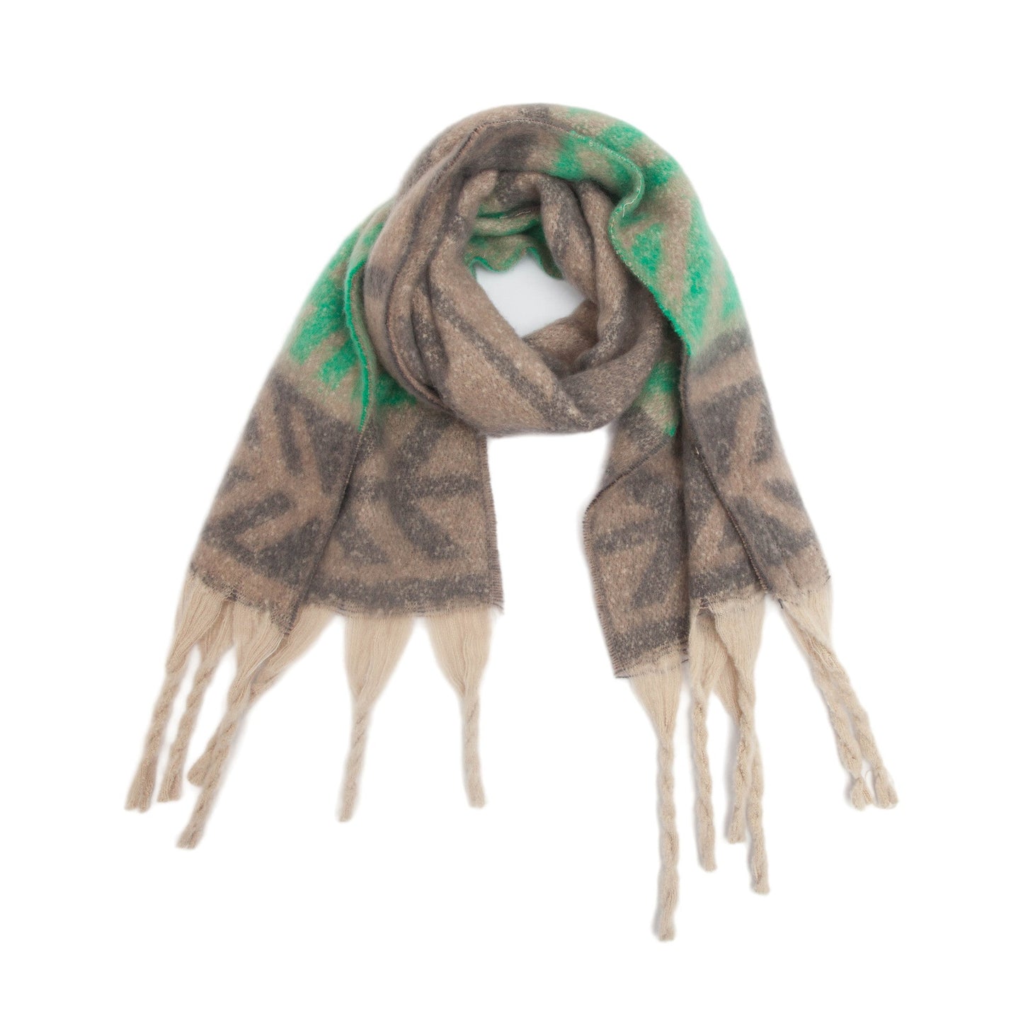 Contrast Color Print Tassel