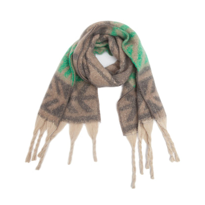 Contrast Color Print Tassel